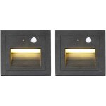 Rapanda - spot encastrable ext�rieur mur et plafond de 2 led spot mural encastr� 3w applique murale escalier ...