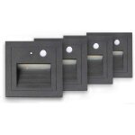 Spot encastrable extérieur mur et plafond de 4 led spot mural encastré 3w applique murale escalier etape ... Spot encastrable extérieur mur et plafond de 4 led spot mural encastré 3w applique murale escalier etape ...