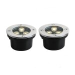 Spot encastrable ext�rieur sol lampe enterr�e 2 pack 3w ip65 lampes de sol encastr�es lampe d'�clairage ...