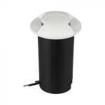 Spot encastrable ext�rieur de sol led rond d60 12v 1w ip67 deux ouvertures blanc v - tac vt - 1161 - ...