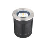 Spot encastrable extérieur de sol rond led d130 7w asymétrique inox zambelis 45 deg - blanc chaud - 3000k ... Spot encastrable extérieur de sol rond led d130 7w asymétrique inox zambelis 45 deg - blanc chaud - 3000k ...