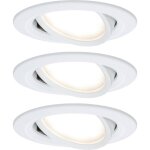 Spot encastrable jeu de 3 led led 18 w blanc y645683