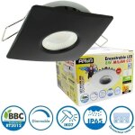 Arum lighting - spot encastrable led 8w milan cct ip65 ik07 collerette carrée noire avec transformateur ... Arum lighting - spot encastrable led 8w milan cct ip65 ik07 collerette carrée noire avec transformateur ...