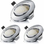 Spot encastrable led, plafonnier encastrable 5w �quivalent � une lampe halog�ne 50w, blanc chaud 3000k ...