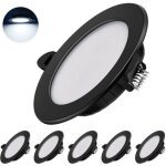 Spot encastrable led ultra plat 230v - lot de 6 spots encastrables 7w spots de plafond �nerg�tique spots ...