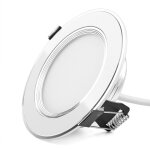 Spot encastrable led ultra plat 7w spot encastrable plafonnier blanc neutre spot salle de bain