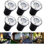 Spot encastrable au sol � led 6er, lampadaire encastr� 3w pour l'ext�rieur, spot encastrable au sol ext�rieur, ...