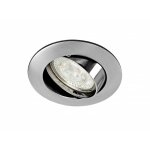 Aric - lunar 50 - 12 encastr gu5, 3 rond basculant nickel lpe non incl. 4887