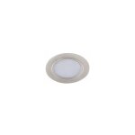 Aric - meubled encastr ip44 rond fixe alu led intg. 1, 7w 3000k 150lm 5332