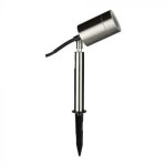 Spot extérieur à piquer acier inoxydable ip44 pour ampoule gu10 - silumen Spot extérieur à piquer acier inoxydable ip44 pour ampoule gu10 - silumen
