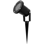 Spot ext�rieur � piquer led hortus gu10 ip65 noir edo777112 edo solutions