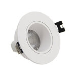Xanlite - spot gu10 conso. 4w eq. 50w 2700k rond orientable blanc ip20 - sp50rab