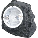 Spot de jardin � led solaire, conception de pierre lumineuse ext�rieure auto - chargeable