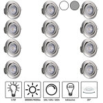 Spot led encastrable 5w 400lumen 3000k réglable blanc chaud spot led extra plat pour salle de bain cuisine ... Spot led encastrable 5w 400lumen 3000k réglable blanc chaud spot led extra plat pour salle de bain cuisine ...
