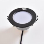 Spot led encastrable 7mm ip67 - clairage tanche pour terrasse, patio, chemin, mur, jardin