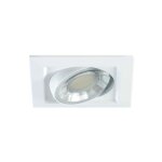 Spot led encastrable carr� orientable dimmable 8w ip44