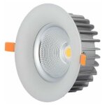 Spot led encastrable cob rond 60w - blanc froid 6000k - 8000k - silamp