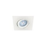 Silamp - spot led encastrable orientable 5w carr blanc smd - blanc chaud 2300k - 3500k