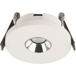 Spot encastrable en pl�tre blanc, lampe de cuisine, plafonnier, lampe encastrable, chrome, led 4, 2w ...