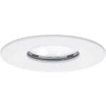 Spot led encastrable pour salle de bains paulmann 93881 n / a 6 w coin blanc mat