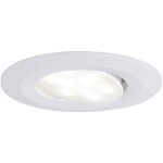 Spot led encastrable pour salle de bains jeu de 10 65 w blanc mat x236782 - paulmann