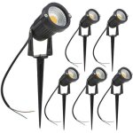 Spots led ext�rieur, 3w lampes jardin blanc chaud 3000k 1440lm avec piquet, etanche ip65 lumi�re ext�rieur ...