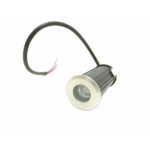 Spot led extrieur encastrable sol 12v 1w ip68 45 - blanc chaud 2300k - 3500k silamp