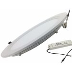 Silamp - spot led extra plat rond 24w blanc - blanc froid 6000k - 8000k