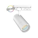 Spot led focus slim ii sur rail - 10w / 15w / 20w cct miidex lighting blanc - cct