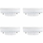 Spot led gx53 9w blanc chaud 3000k, 900lm, ac 230v, equivalent cfl gx53 15 - 18w, 120 ampoule rflecteur ...