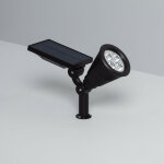 Spot led solaire meillion sur piquet ip65 3000k blanc chaud