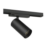 Spot led sur rail cob triphas� 30w 36� noir - garantie 5 ans - blanc chaud silumen