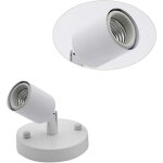 Spot orientable applique plafonnier t�te r�glable applique murale (ampoule non incluse) (blanc) [classe ...