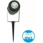 Spot piquet de jardin led 12w noir 720 lm temp�rature de couleur: blanc neutre 4000k