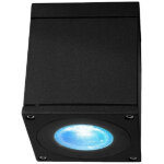 Spot plafond carr� �tanche gu10 baignoire douche 230v noir