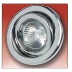 Globo - spot de plafond lampe encastrable spot encastrable plafonnier lampe de salon, m�tal chrom� rond, ...