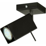 Spot en saillie faleria en noir