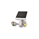 Spot solaire 2x4 watt 600 lumen ip44 avec d�tecteur