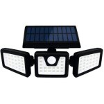 Spot solaire 3 tetes avec ir 800 lumens