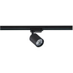 Spot led sur rail monophas� 10w mallet dimmable noir 4000k blanc neutre