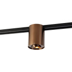 Spot sur rail moderne monophas� bronze fonc� - rondoo up - qazqa