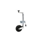Spotlight - bride + roue jockey remorque diamtre 35mm avec manivelle - acier galvanis - kit roue jockey ...