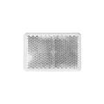 Spotlight catadioptre rectangulaire adh�sif r�flecteur rectangulaire, cataphote - coloris : blanc - dimensions ...