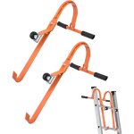 Stabilisateur d'chelle de toit avec roue en acier pour mur avec une capacit de charge de 226, 8 kg, ...
