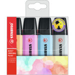Stabilo boss original pastel marqueur 4 pi�ce(s) pointe biseaut�e multicolore