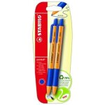 Stabilo pointball bleu 2 pcs - stylo à bille recyclé Stabilo pointball bleu 2 pcs - stylo à bille recyclé