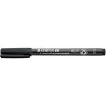 Staedtler lumocolor permanent s dry safe 313 - 9 marqueur permanent noir rsiste  l'eau: oui d48718