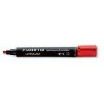 Staedtler permanentmarker lumocolor 350 - 2 1 - 5mm keilspitze rot
