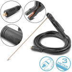 Stahlwerk mma arc porte - lectrode 200 a avec 3 m de cble de soudage 25 mm 9 mm mandrin