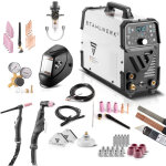 Poste  souder combin dc tig 200 puls pro 4 - in - 1 cut equipement complet - stahlwerk